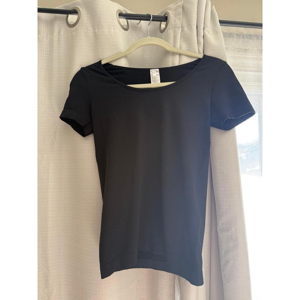 Cotton On Black Fitted Short Sleeve Top